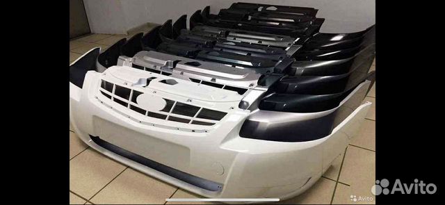 Бампер priora2 передний цвета разные новые