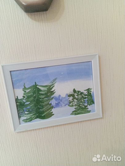 Картина гуашь