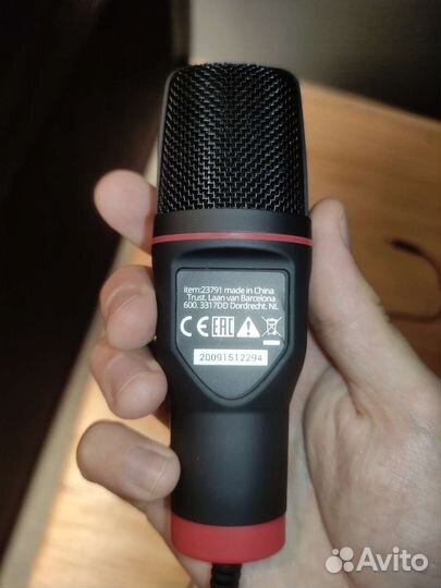 Студийный микрофон Trust GXT 212 Mico