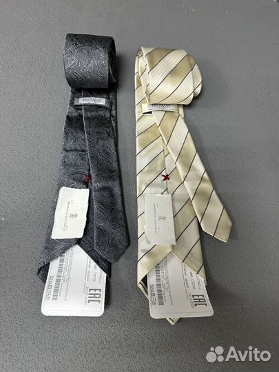 Новый галстуки Brunello Cucinelli оригинал 2шт