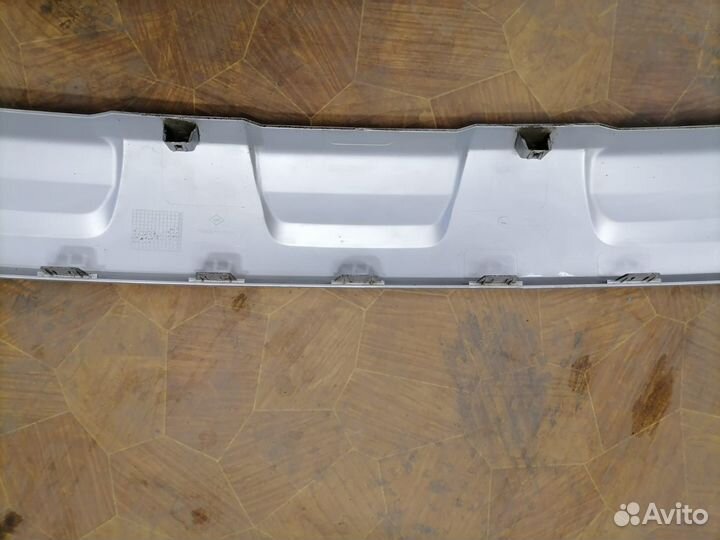 Накладка на задний бампер renault logan stepway