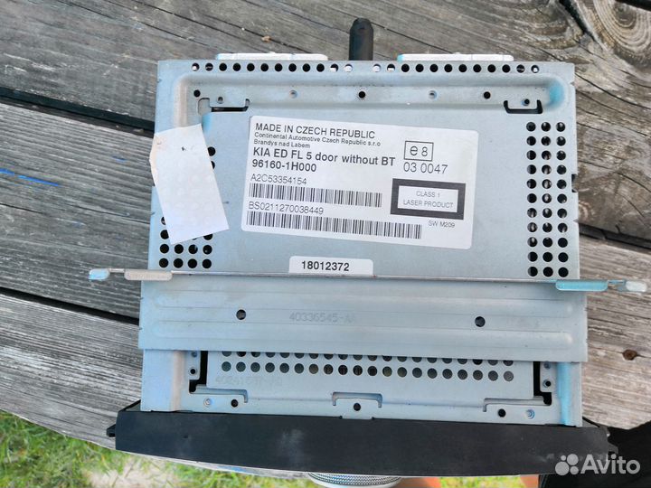 Магнитафон для kia ceed