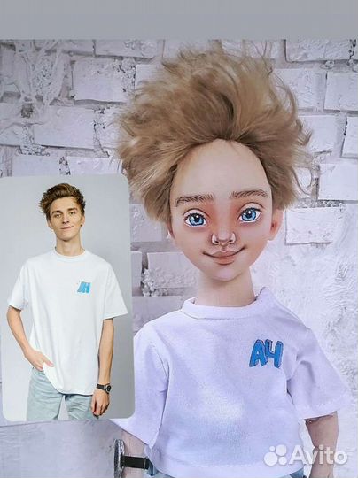 Кукла ручной работы блогер А4