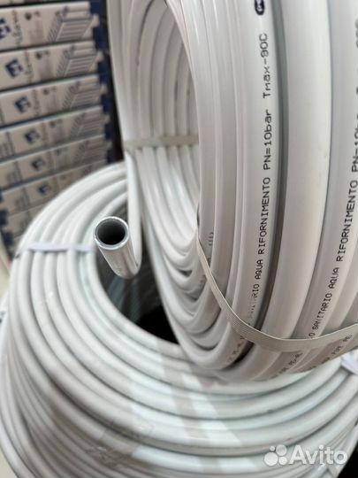 Труба 20х3,4 PN25 с металлом белая RTP