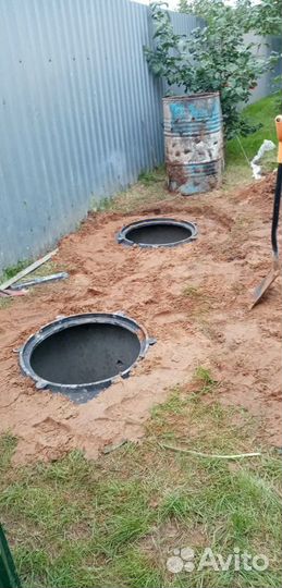 Колодцы и септики из колец