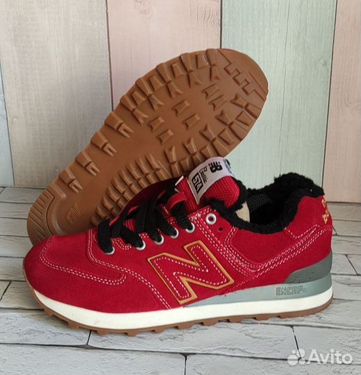 Кроссовки женские зимние на меху NEW balance 574