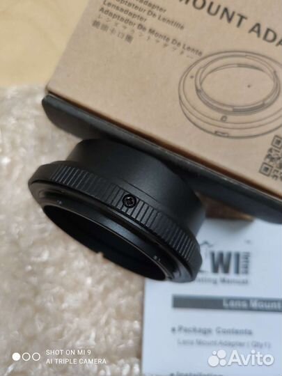 Фото переходник с Canon FD на Fuji FX новый