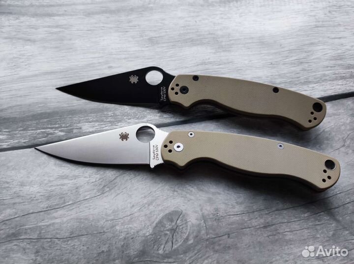Нож складной Spyderco Paramilitary 2 Бежевый