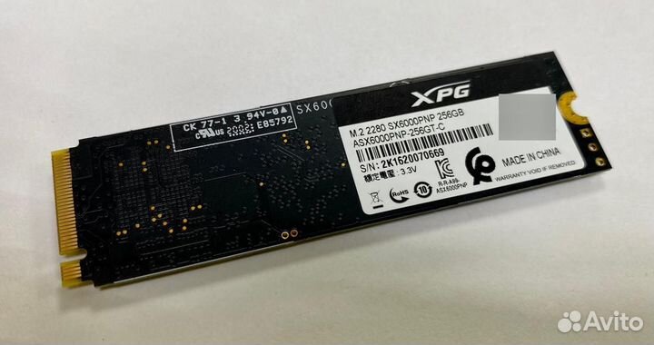 256 гб SSD M.2 накопитель adata XPG SX6000 Pro ASX