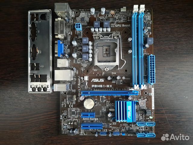 Материнская плата asus P8H61-MX сокет 1155 купить в Москве ...