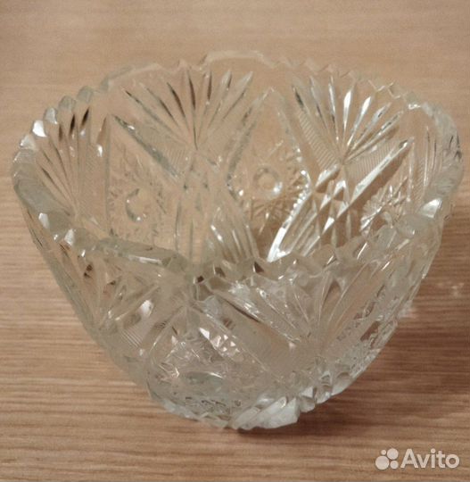 Салатник хрустальный СССР