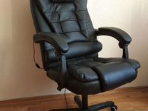 Офисное кресло руководителя с массажером +гарантия