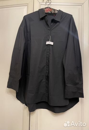 Рубашка хлопок Marina Rinaldi р. 23 it/ рос. 52-54