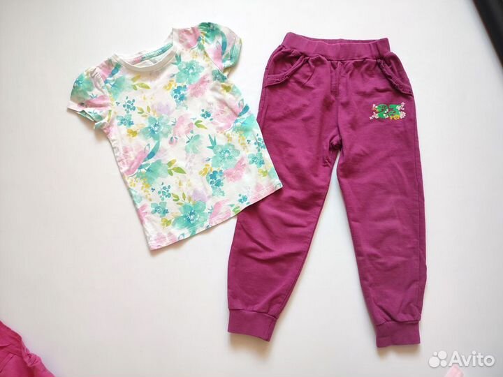 Вещи пакетом для девочки 98 104