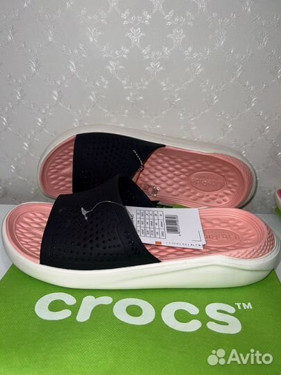 Crocs крокс шлепанцы женские 37