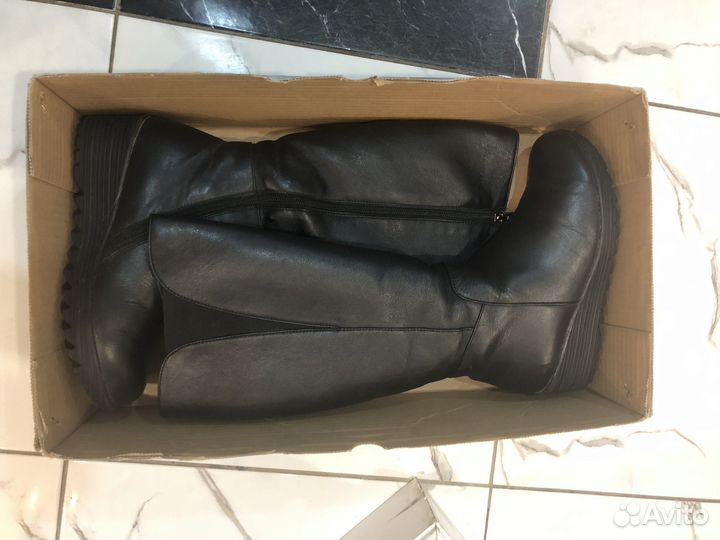 Сапоги зимние 35 размер нат.кожа