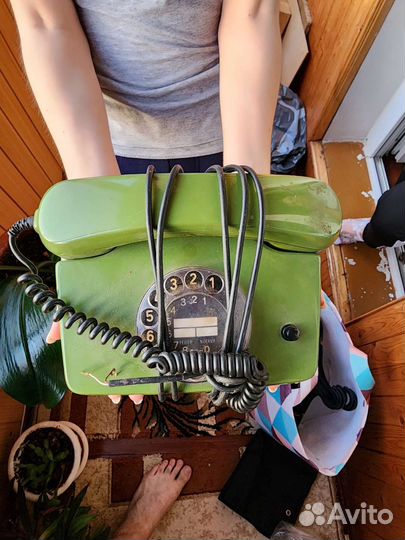 Ретро телефон дисковый