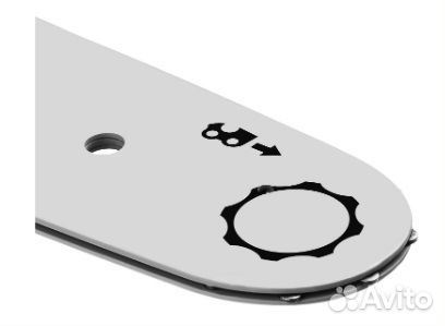 Шина для пил 50 см шаг 0,325 паз 1.5 мм зубр