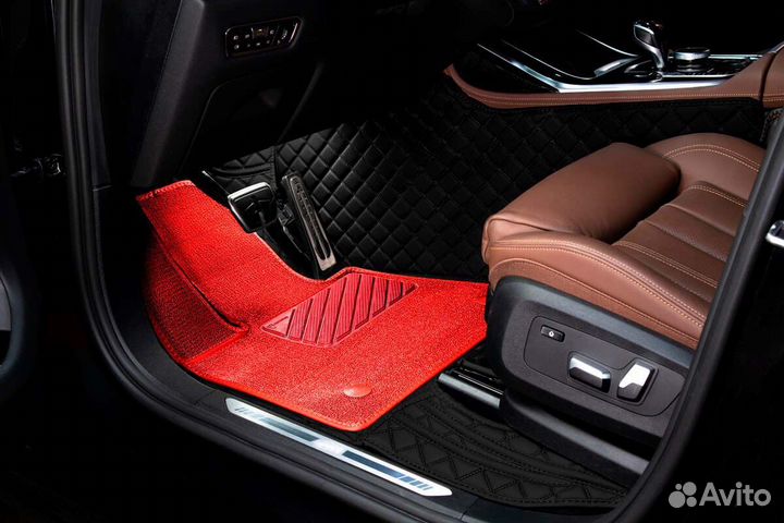 3D Коврики Mercedes G-класс Высокие Борта Экокожа