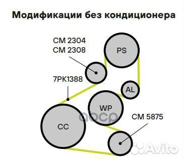 Ролик приводного ремня для автомобилей Honda