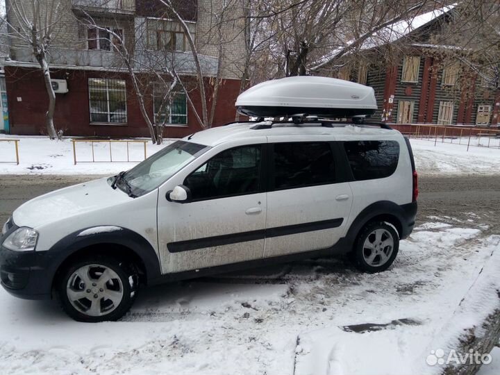 Автобокс багажник на крышу LADA Largus