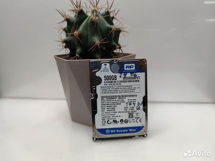 Неисправный WD Blue 500Gb WD5000bpvt