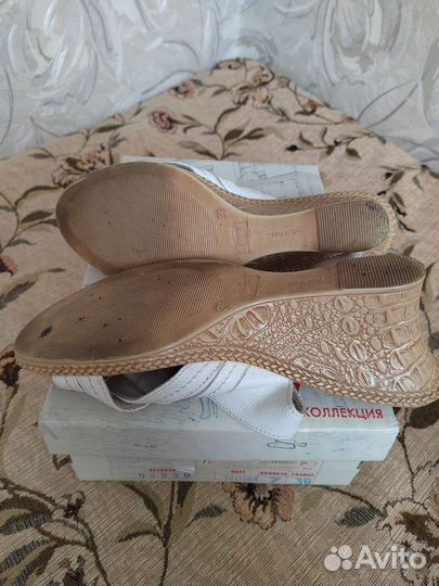 Босоножки из натуральной кожи 37.5