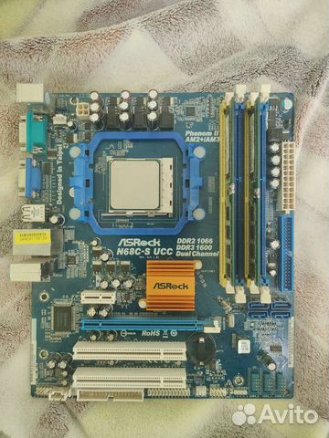 Материнская плата asrock n68c-s ucc купить в Симферополе | Электроника ...