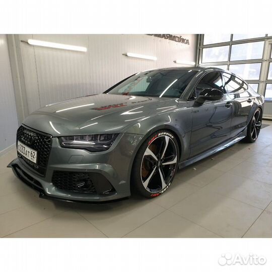 Сплиттер бампера Audi A7 RS7