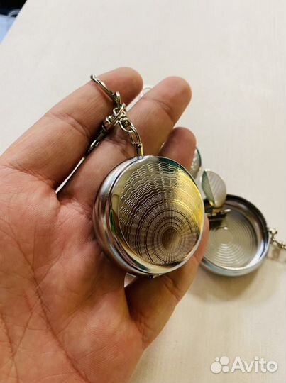 Карманная пепельница, металл