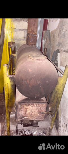 Печь буржуйка в гараж