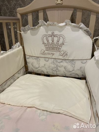 Комплект «Бортики + постельное белье»