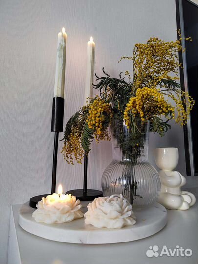 Свечи восковые ручной работы