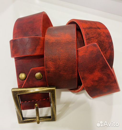 Ремень женский кожаный handmade