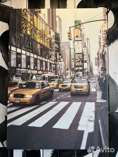 Постер икеа пьеттерид Такси Нью-Йорка 70х100 см