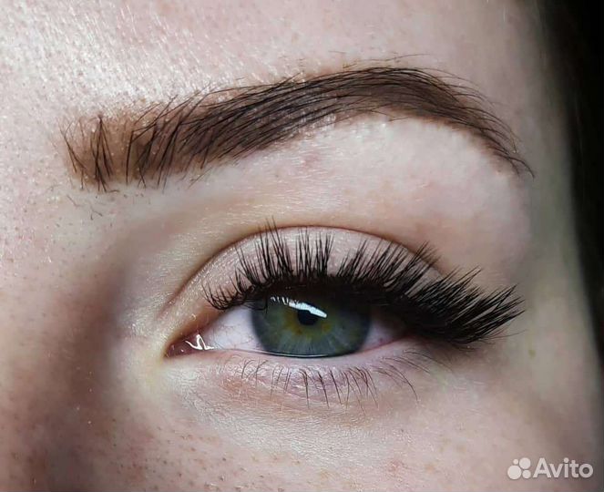 Наращивание ресниц на дому