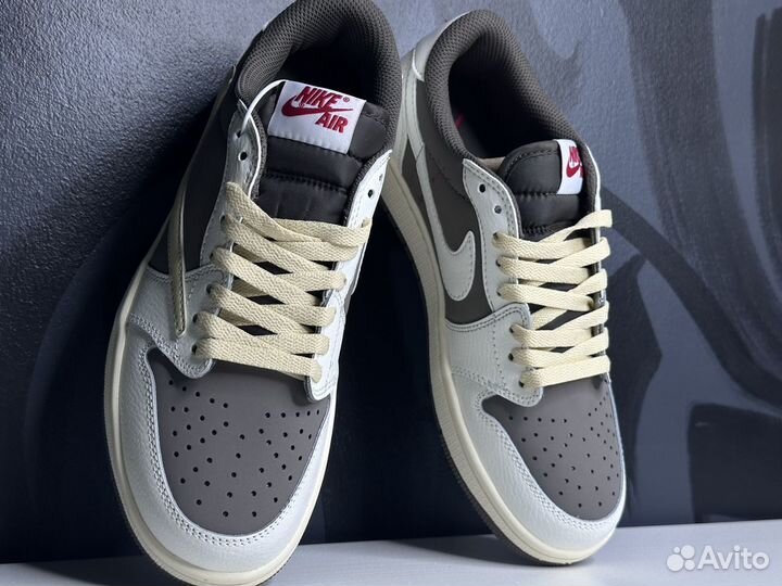 Кроссовки nike air jordan 1 low travis scott