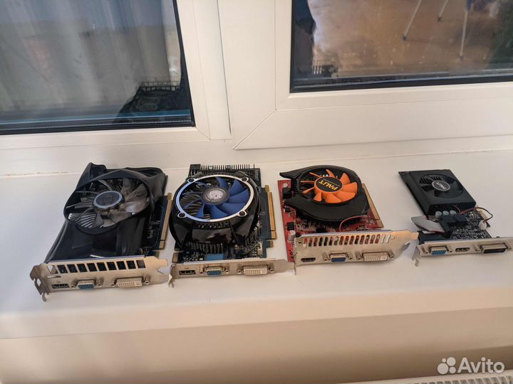 Видеокарты gt240, gt710, gtx 550ti, gts450