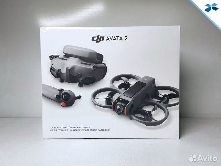 DJI Avata 2 Fly More Combo Three Batteries 3 АКБ