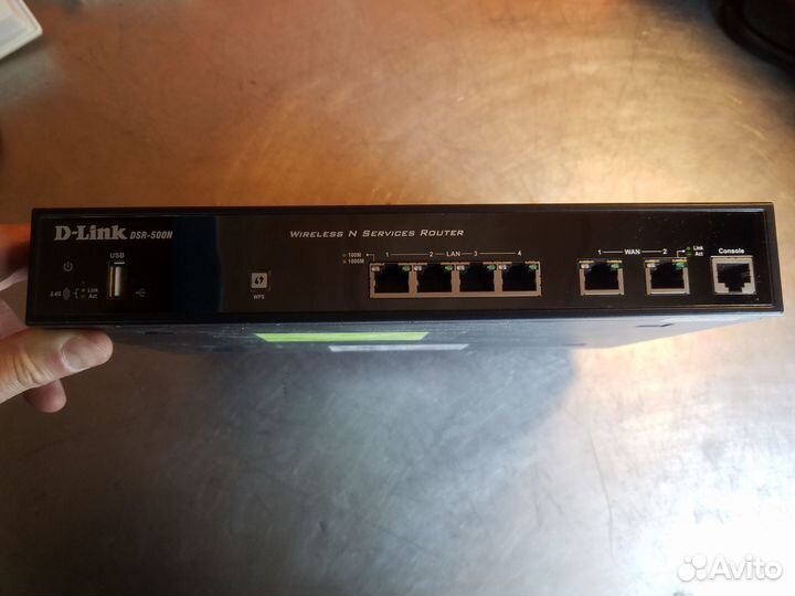 Роутер D-link DSR-500N, 1Gb, WiFi, 2 WAN