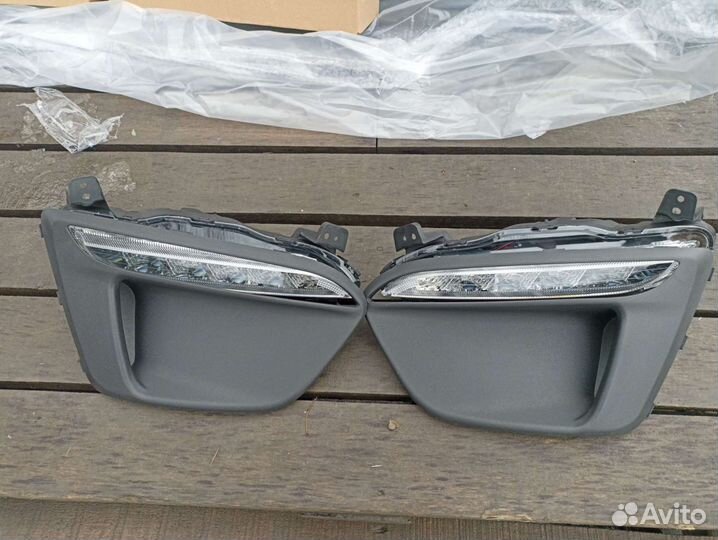 Противотуманные фары дхо Led Kia Rio 4 X-line