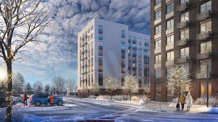 Квартира-студия, 26,8 м², 6/9 эт.