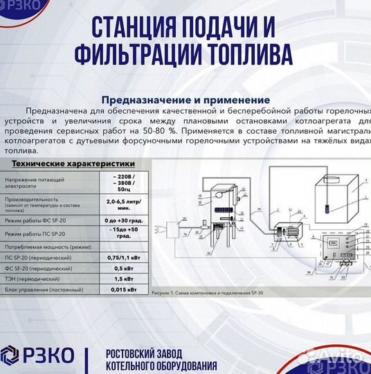 Станция подачи фильтрации отработки сп 30