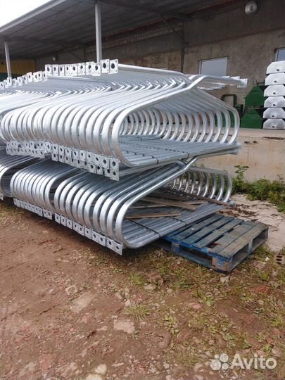 Стойла, беспривязь, привязь, дуги