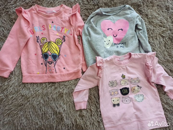 Пакет вещей для девочки 92 р