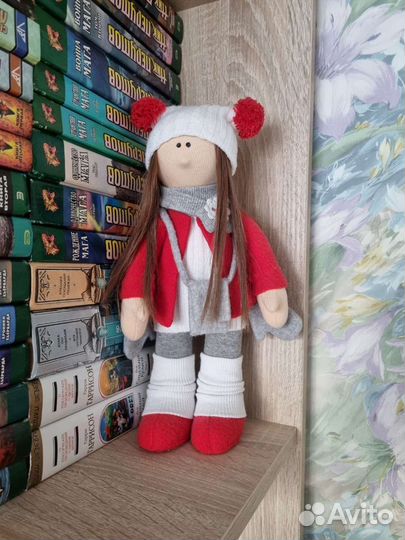 Интерьерная текстильная кукла