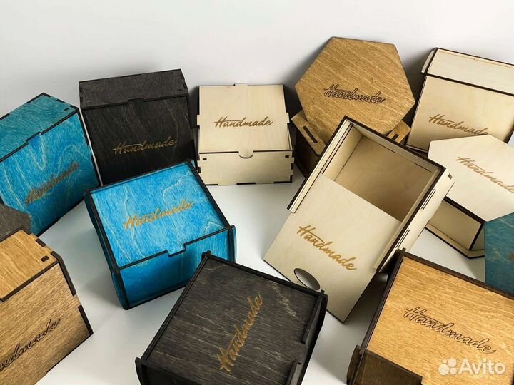 Коробка подарочная деревянная