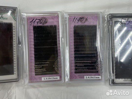 Ресницы для наращивания в ассортименте