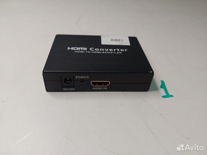 Hdmi конвертер. hdmi - hdmi + spdif + 2xRCA