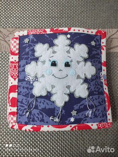 Книжка развивашка из ткани и фетра